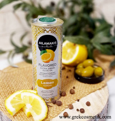  Оливковое масло AILAMAKIS Extra Virgin с лимоном, Греция, 250 мл